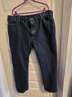 Wrangler Relaxed Fit Men’s Jeans in Dark Blue